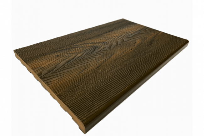Ступень TimberTex 3D полнотелая Тик микс Ступень TimberTex 3D полнотелая Тик микс
